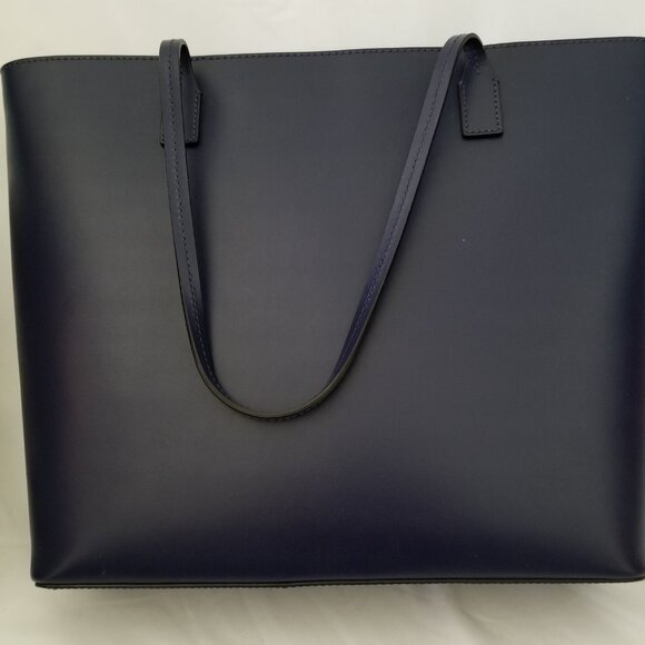 Kate Spade Periwinkle Blue Structured Handbag/Shoulder Bag “Karla Blue Sapphire” - Picture 2 of 11
